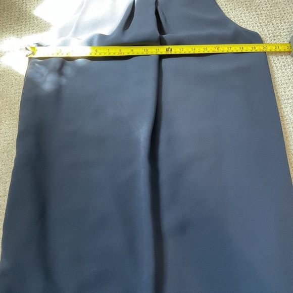 Peserico Grey Sleeveless Shift Dress with Pockets Size 46 - Picture 8 of 11